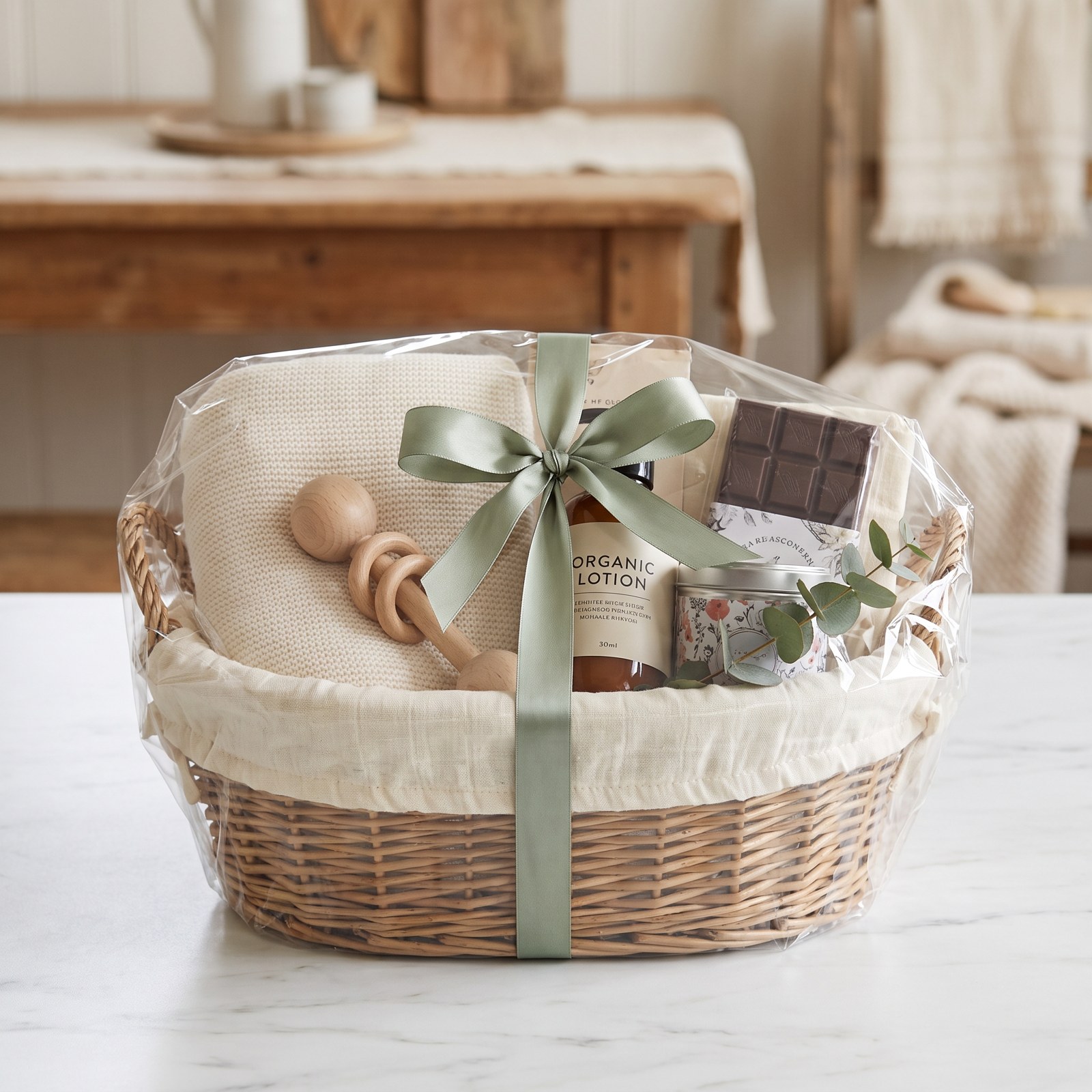 The New Mom — gift basket by Belle Meade Baskets